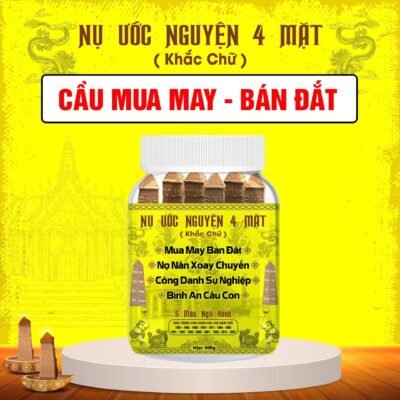 nụ ước nguyện 4 mặt