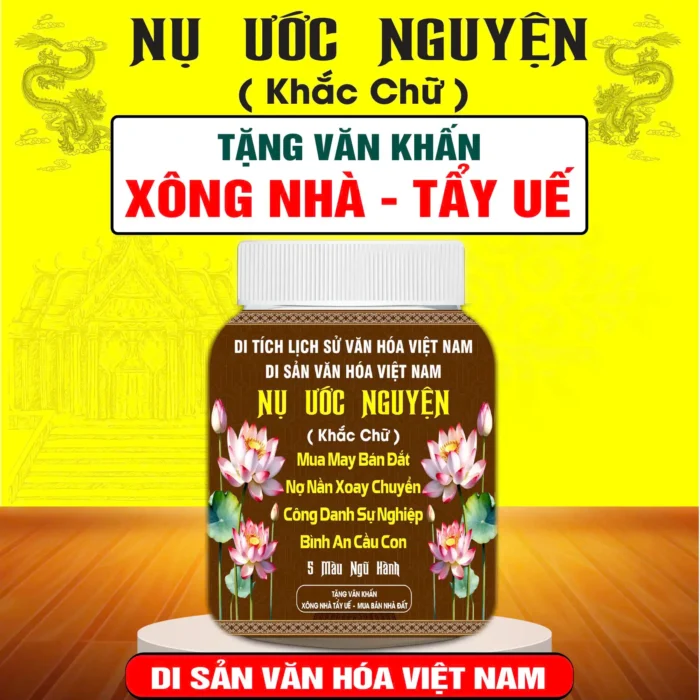 xông nhà tẩy uế nụ ước nguyện 4 mặt