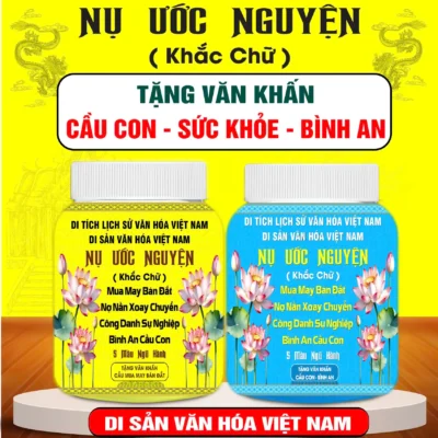 Cầu con nụ ước nguyện 4 mặt