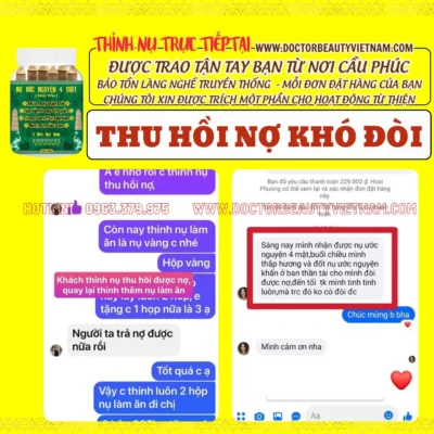 nụ ước nguyện 4 mặt thu hồi nợ khó đòi