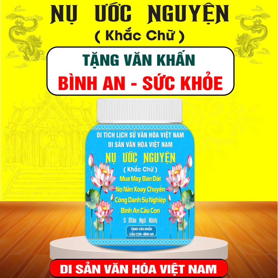 nụ ước nguyện 4 mặt gia đạo bình an